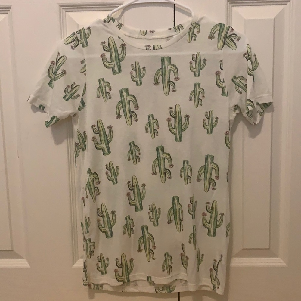 Mighty Fine Cactus Print T-Shirt